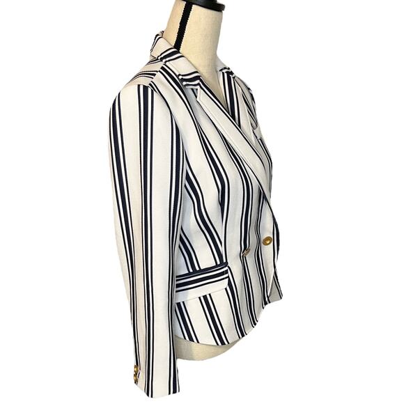 1 State | Blackwatch Plaid One-Button Blazer White Black Size Medium - Picture 3 of 7